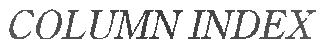COLUMN INDEX